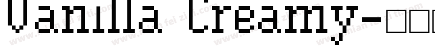Vanilla Creamy字体转换